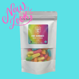 20 Count Neon Worms