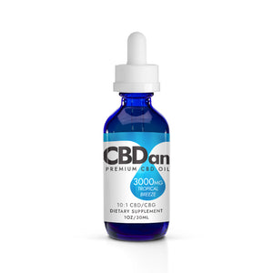 CBDan Tropical Breeze CBD Grapeseed Oil Tincture