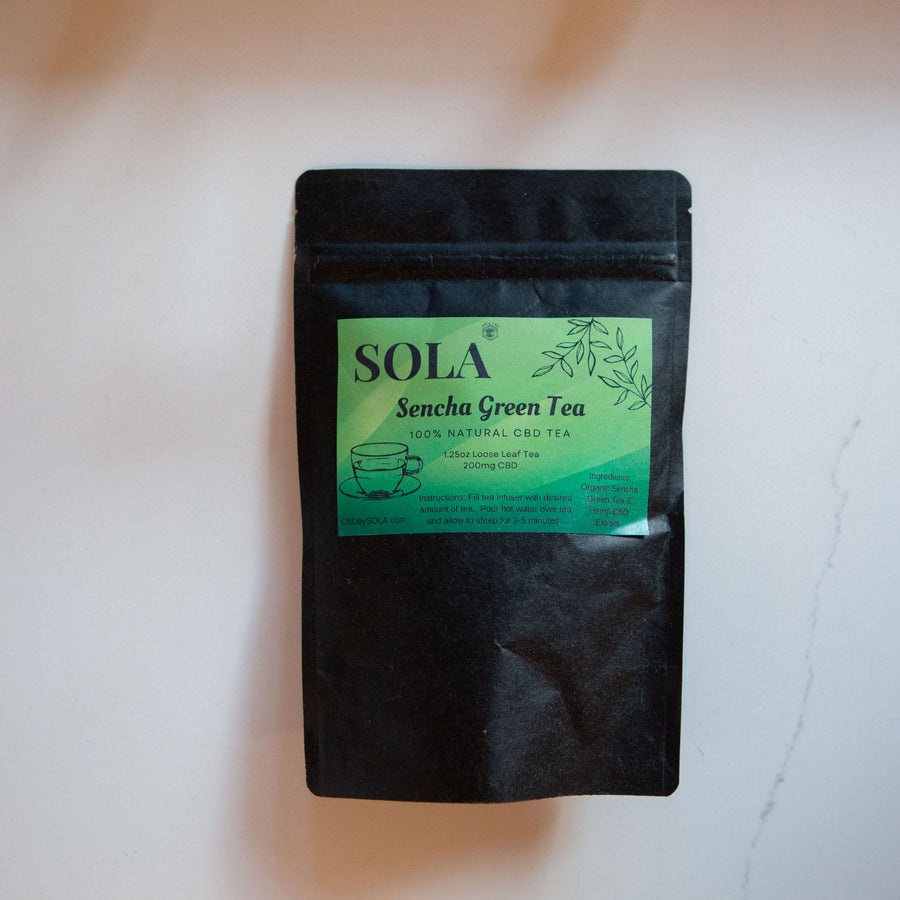 Organic Sencha Green CBD Tea